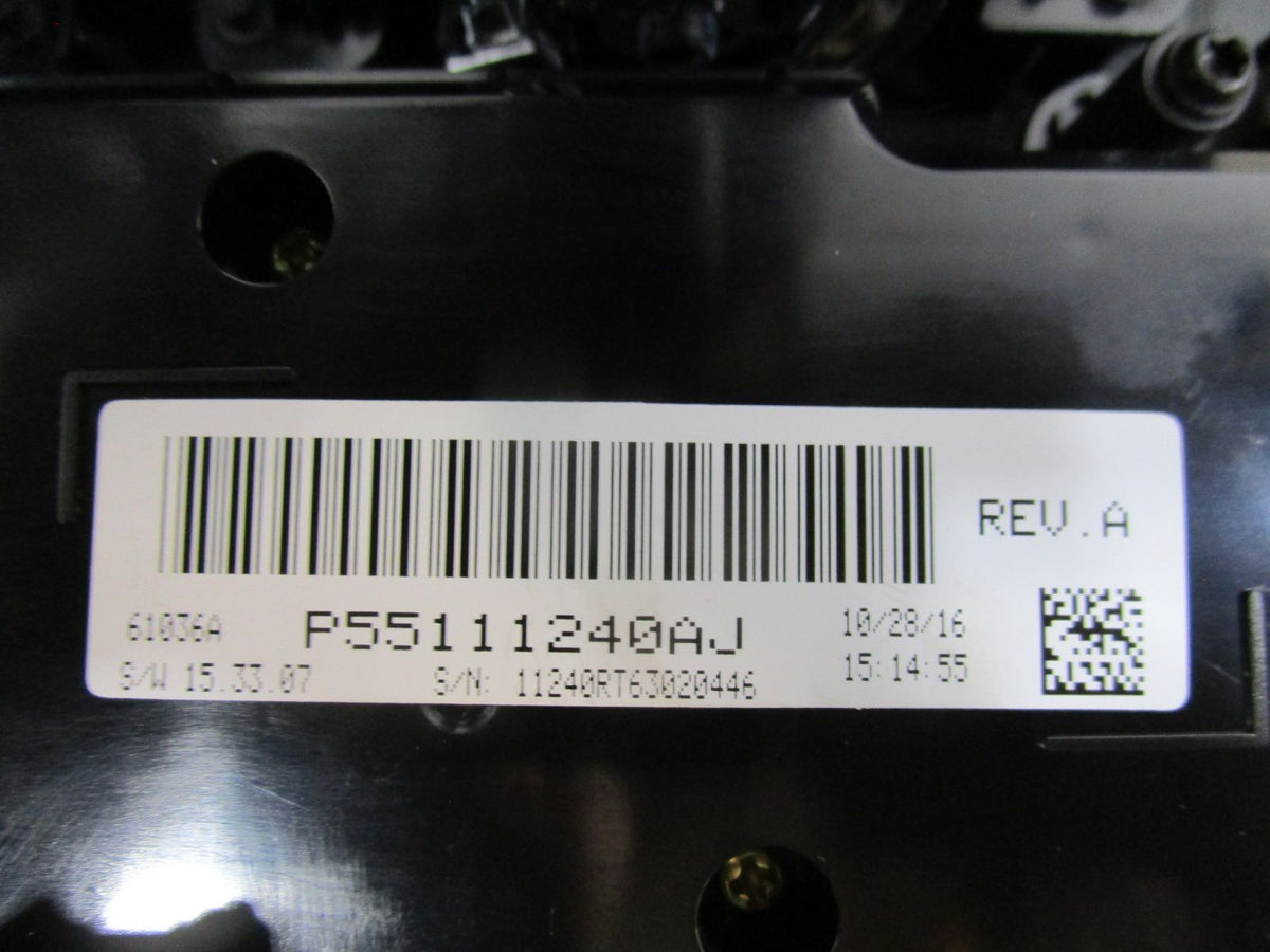 17 18 19 20 2017-2020 Dodge Caravan Front 3 Zone Heater & AC Control Unit X7136
