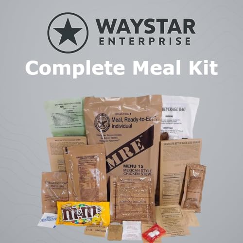 MRE Meals Ready to Eat Bundle (2 x 12 Packs) with Flameless Heaters V63754