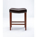Blue Leather Barstool 2 Pcs Set W8512
