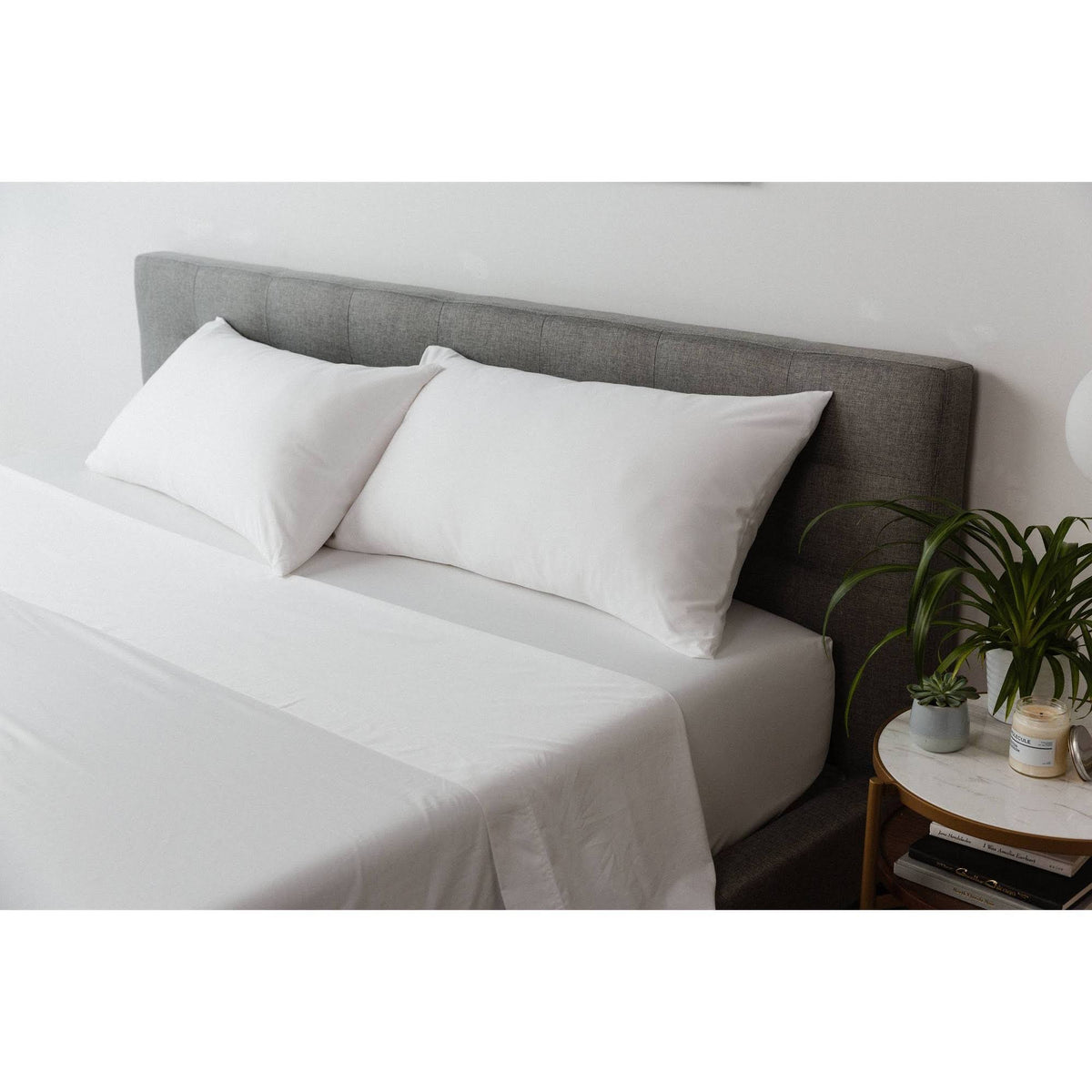White Cal King Sheet Set U457