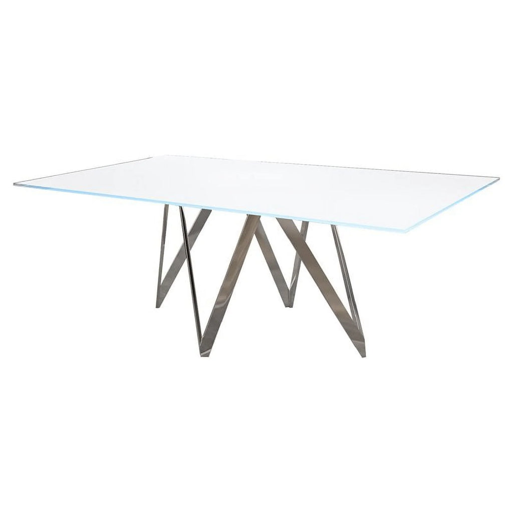 5-Piece Dining Table Set with 4 Faux Leather Chairs E534867