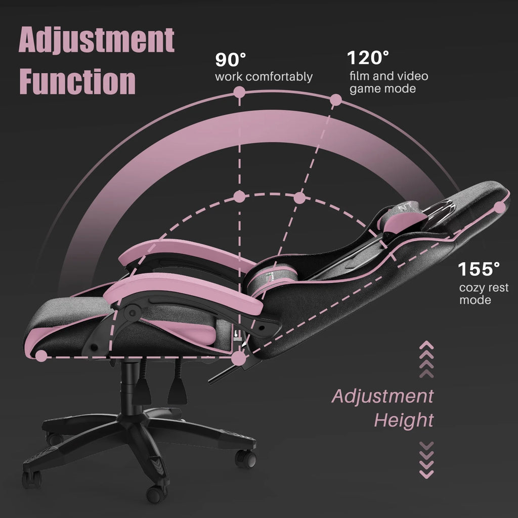 Red Adjustable Gaming Chair W887585