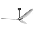 84 Ceiling Fan with Brushed Aluminum Blades and Black Finish F94286