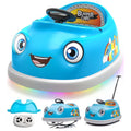 Blue 12V Electric Bumper Car for Kids F11402