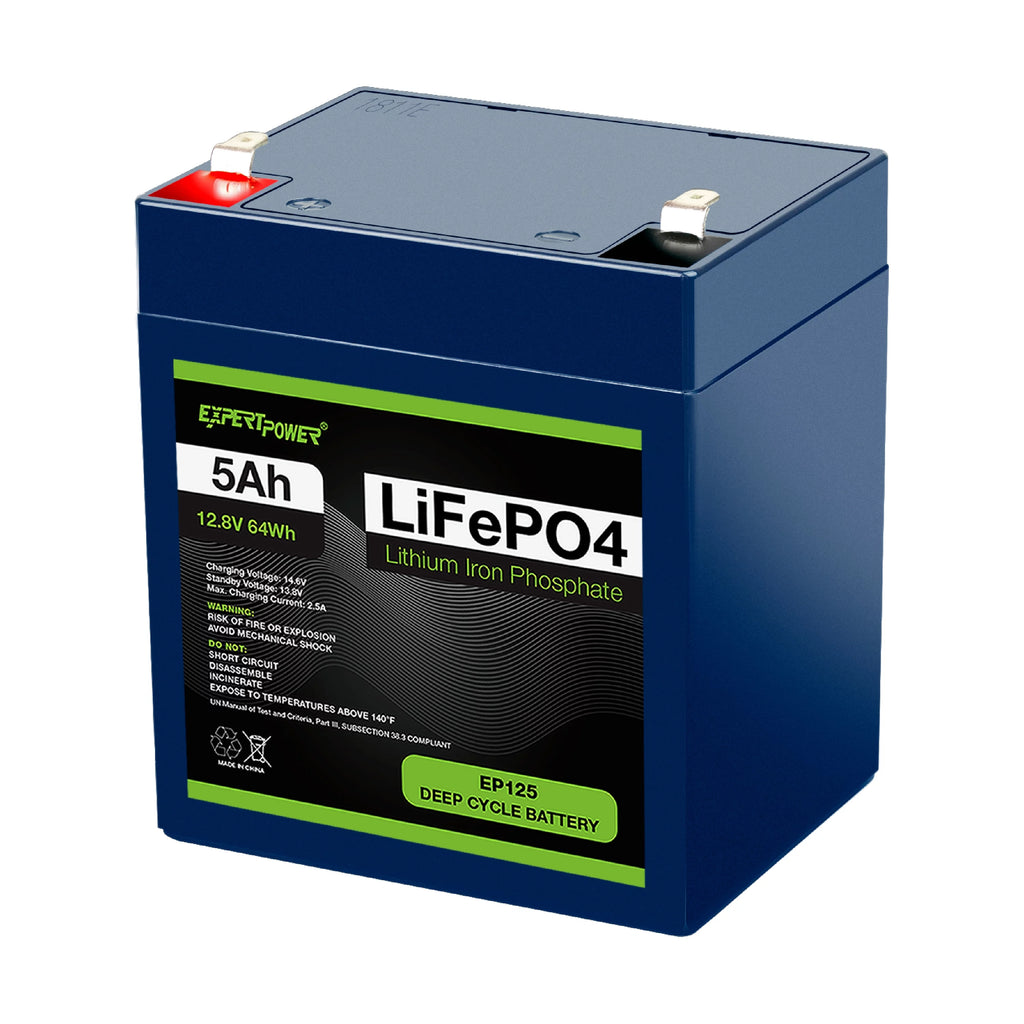 12V 5Ah Lithium LiFePO4 Deep Cycle Rechargeable Battery R6729