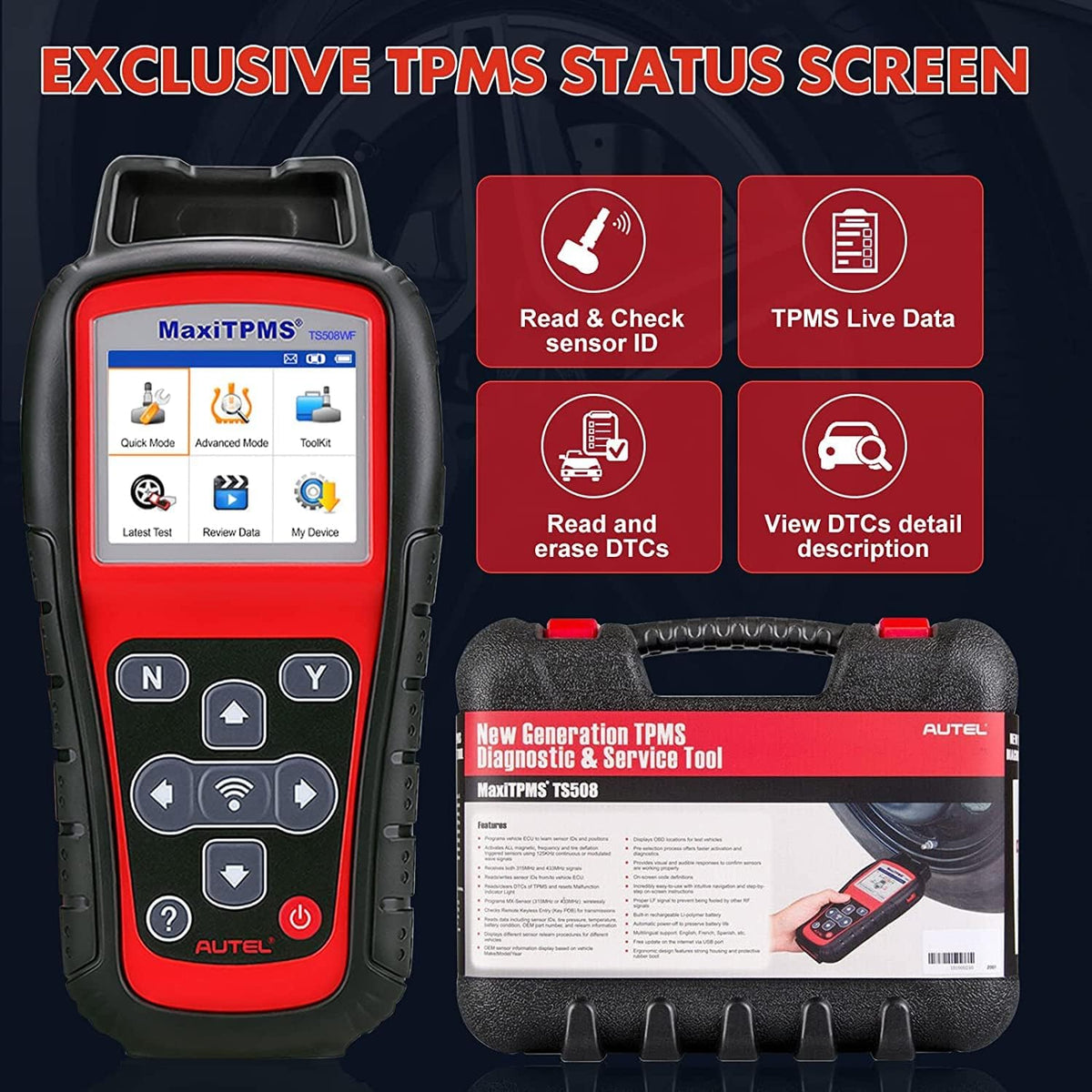 TPMS Relearn Tool, Wi-Fi Version, TPMS Programming Tool N146
