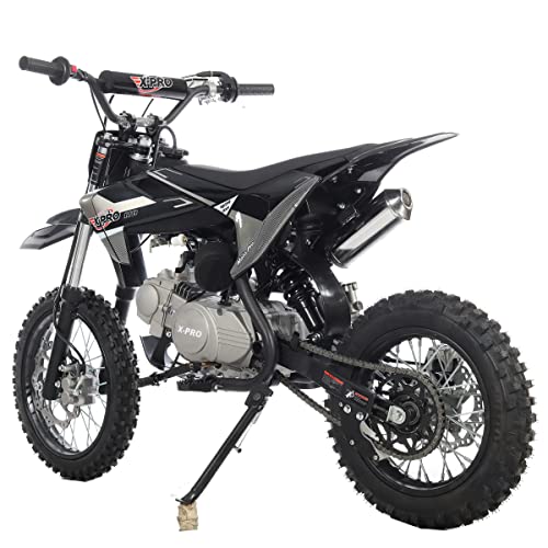 110cc Dirt Bike with Semi-Automatic Transmission, Kick Start, Big 14"/12" Tires K8160