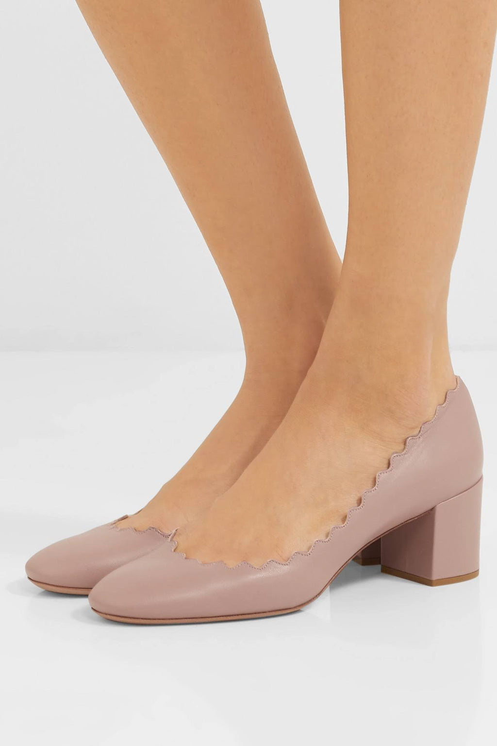 Pink Leather Pump A241959