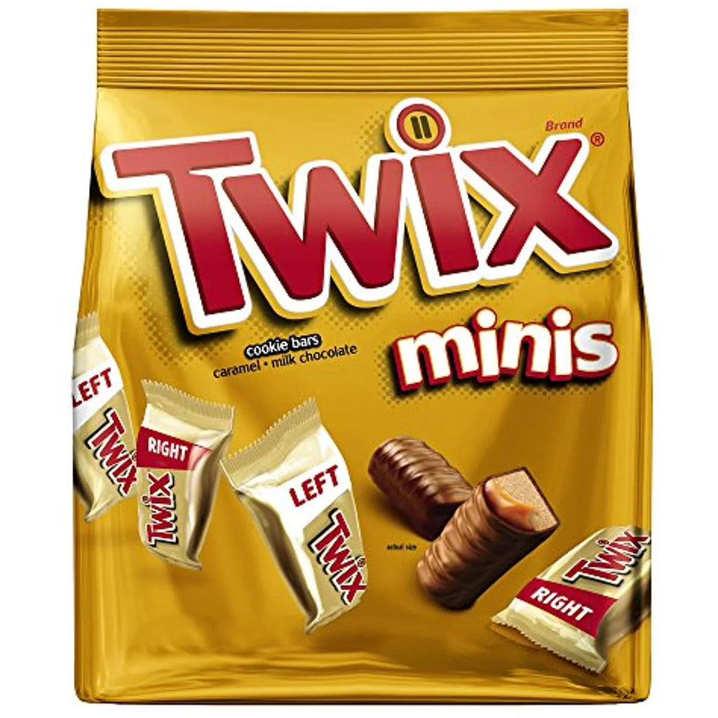 Caramel Chocolate Cookie Bar Candy 9.7 Ounce Bag Pack Of 8 X82152