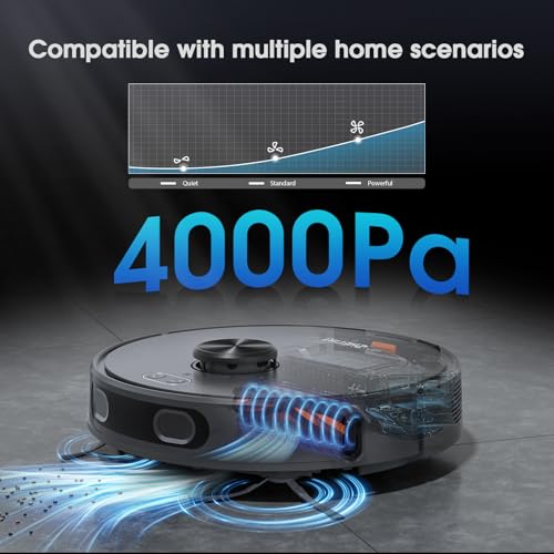 Robot Vacuum and Mop with LiDAR Navigation O123489