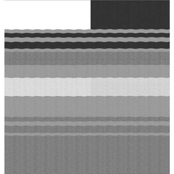 Campout Vinyl Bag Awning Black-Gray 3.5m 11ft-6in E871876