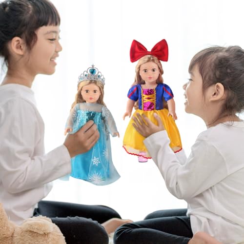 6 Sets 18 Inch Doll Clothes Accessories with Hairband T872