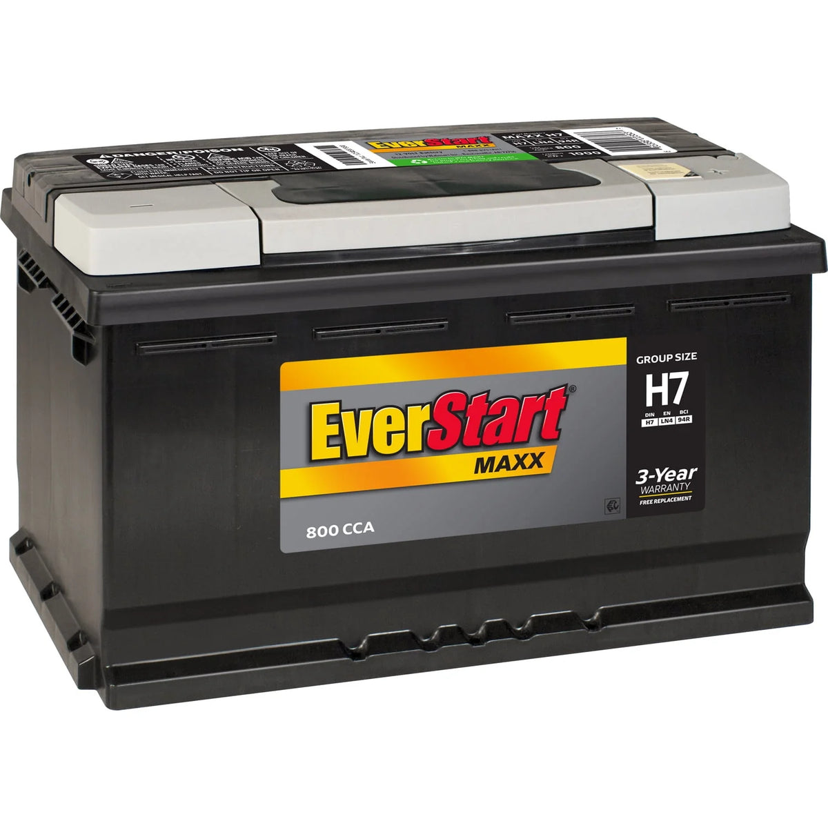 Lead Acid Automotive Battery Group Size H7 12 Volt 800 CCA C566393