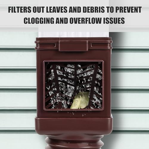 2 Pack Flexible Downspout Extension with Leaf Filter A50676