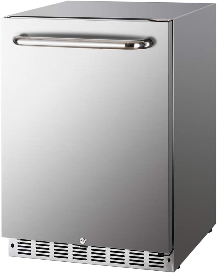 Stainless Steel Indoor/Outdoor Refrigerator with Reversible Door Z8367