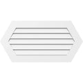 PVC Horizontal Peaked Gable Vent J2055