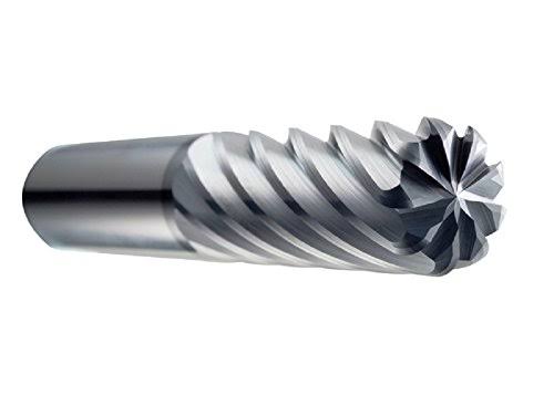 1/2x22 Diam 9 Flute Solid Carbide Corner Radius End Mill S697107