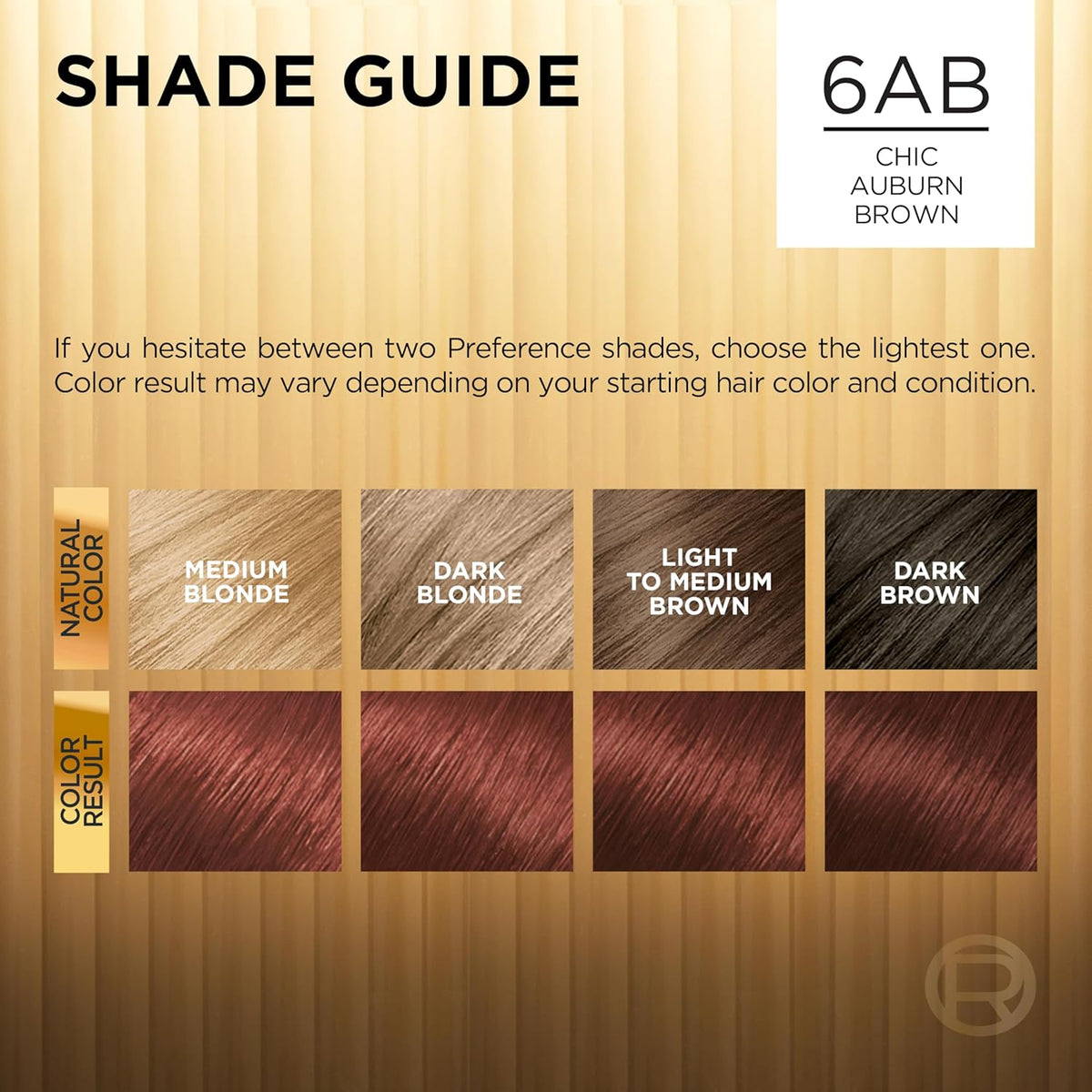 Chic Auburn Brown 6AB Permanent Hair Color, 1 Hair Dye Kit (Pack of 2) A11759