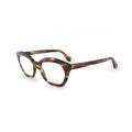 Hexagonal Cat Eye Eyeglasses Frames with Clear Actual Lens U7517