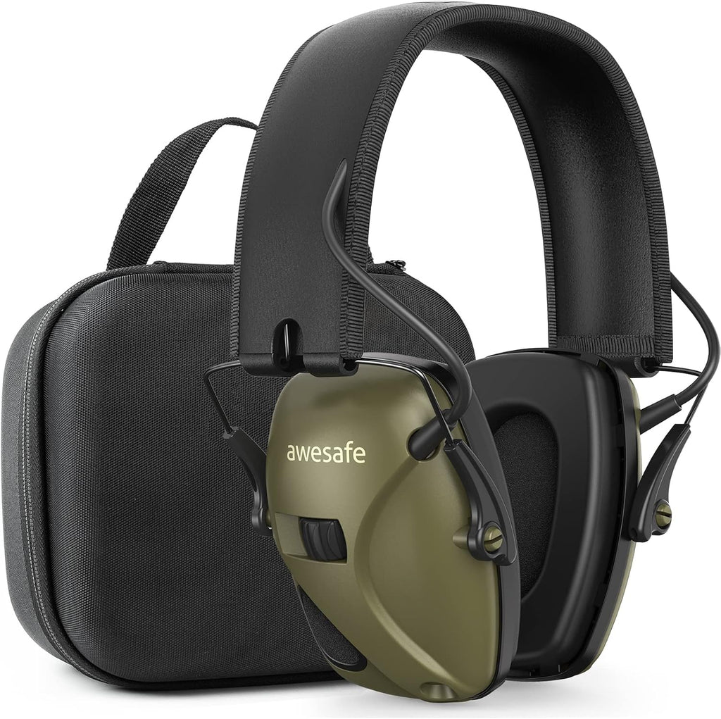 Electronic Shooting Earmuff Hearing Protection with Storage Case D76137