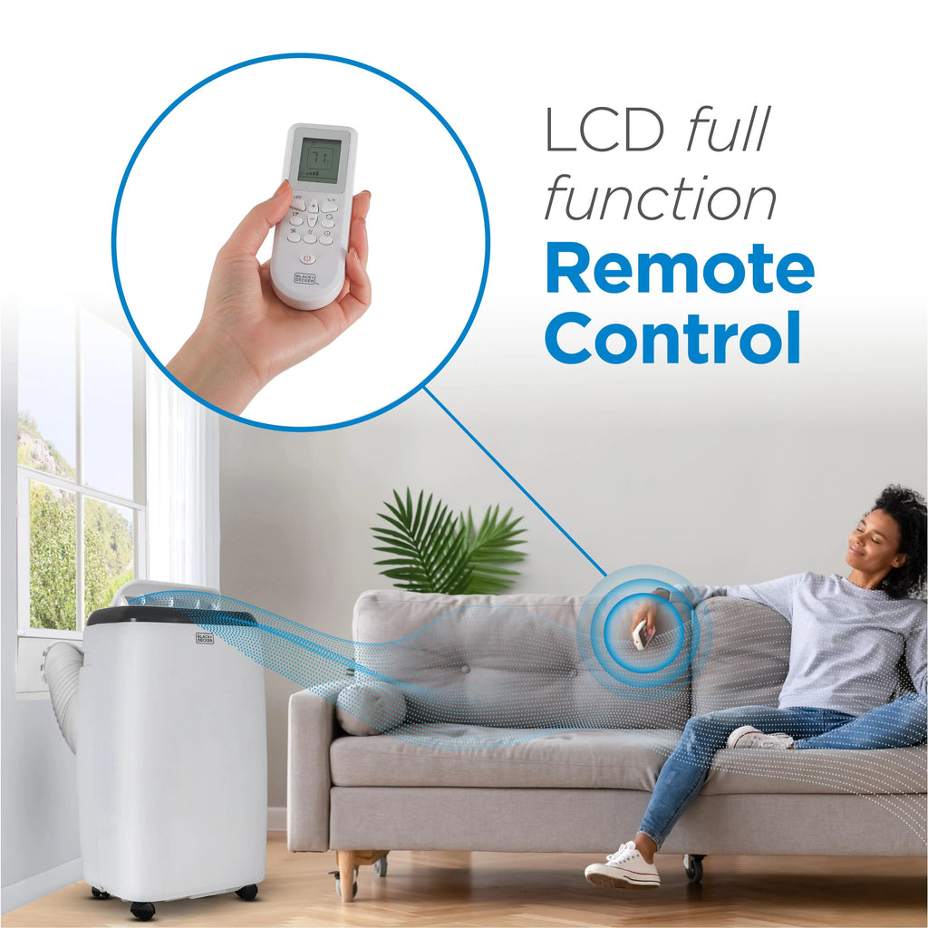 5,000 BTU Portable Air Conditioner with Remote Control, White N51083