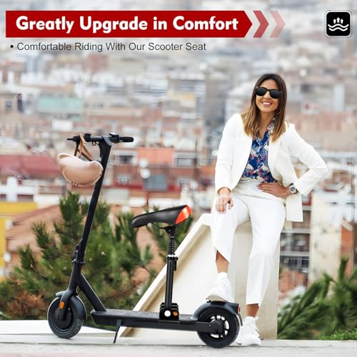 Adjustable Electric Scooter Seat 10.23 * 6.29inch Aluminum Rod Y686192