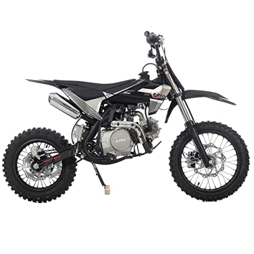 110cc Dirt Bike with Semi-Automatic Transmission, Kick Start, Big 14"/12" Tires K8160