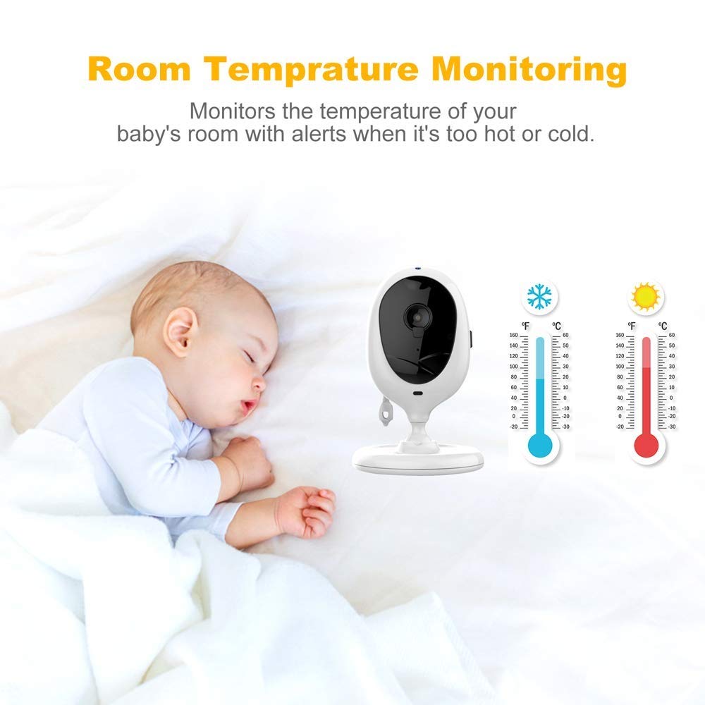 Video Baby Monitor with Two Cameras and 4.3 LCD R321565