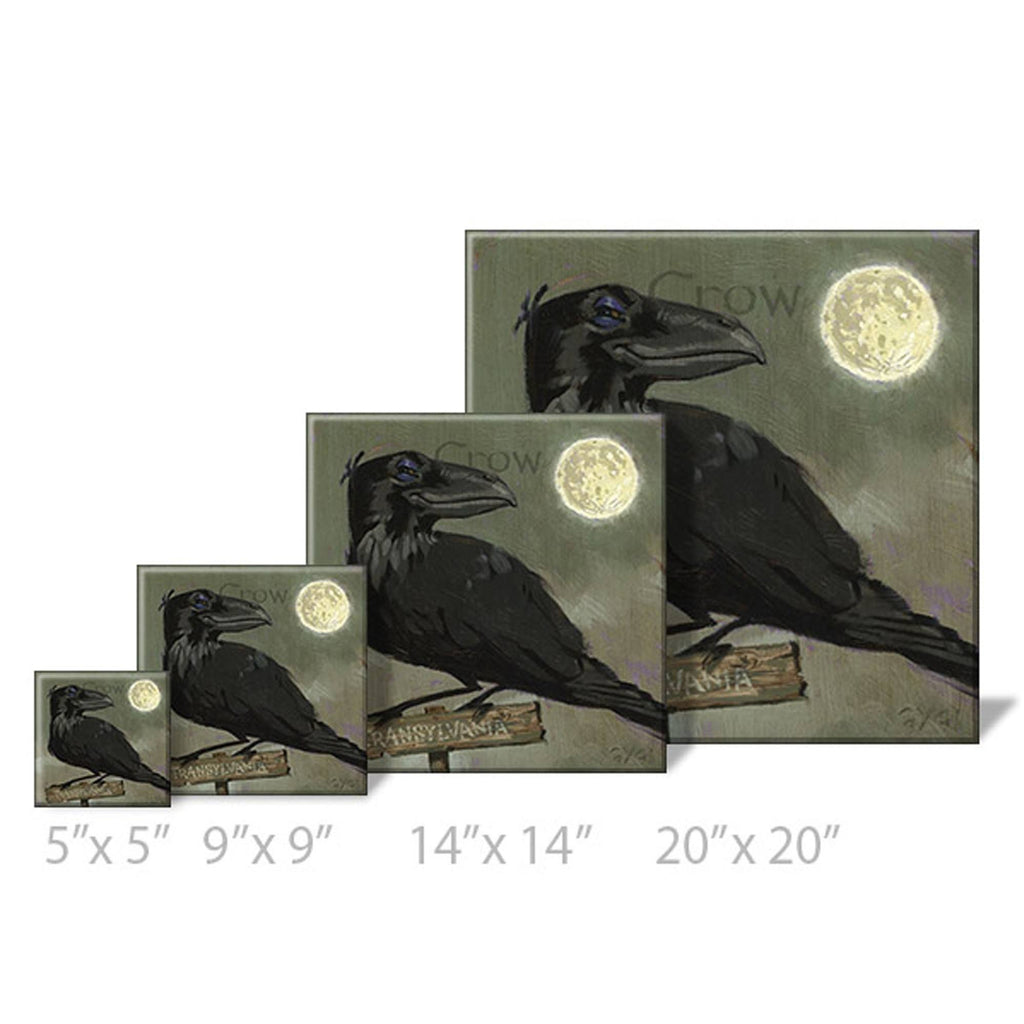 20x22W Black Canvas Print V226