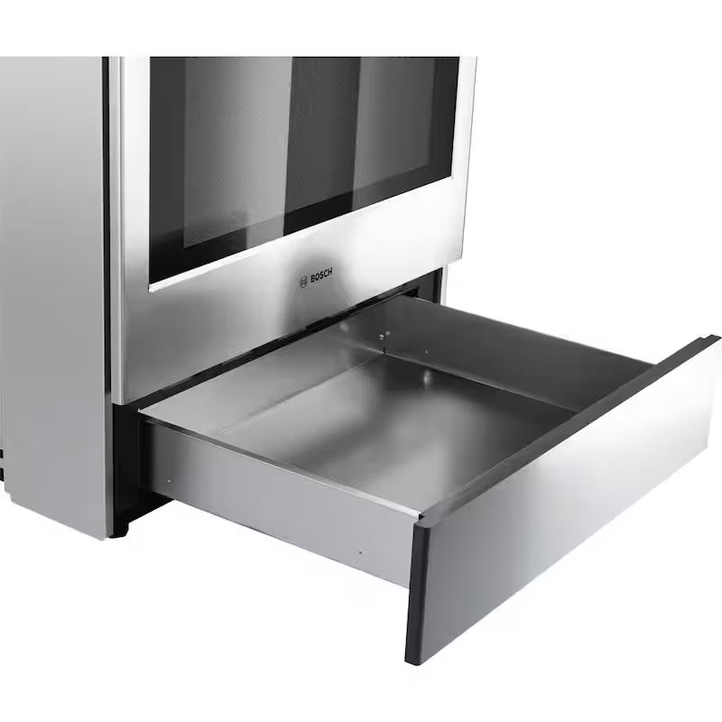 30 in. 4.6 cu. ft. Slide-In Electric Range with Self Cleaning Convection Oven in Stainless Steel D516453