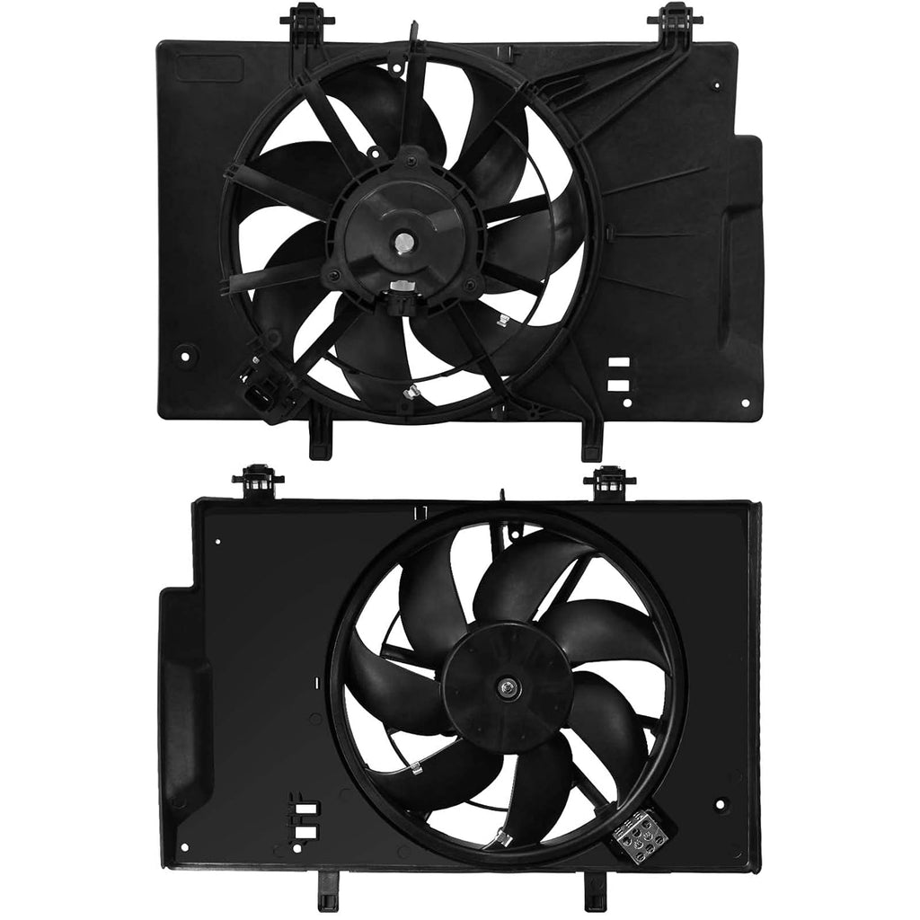 Engine Cooling Fan Assembly for Ford Fiesta 1.6L L4, Pack of 2 F33890