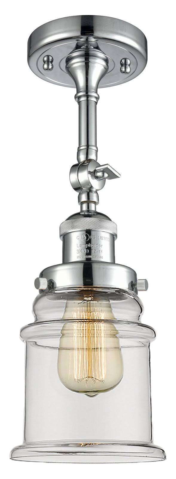 Chrome 1 Light Semi Flush Mount LED Q7791