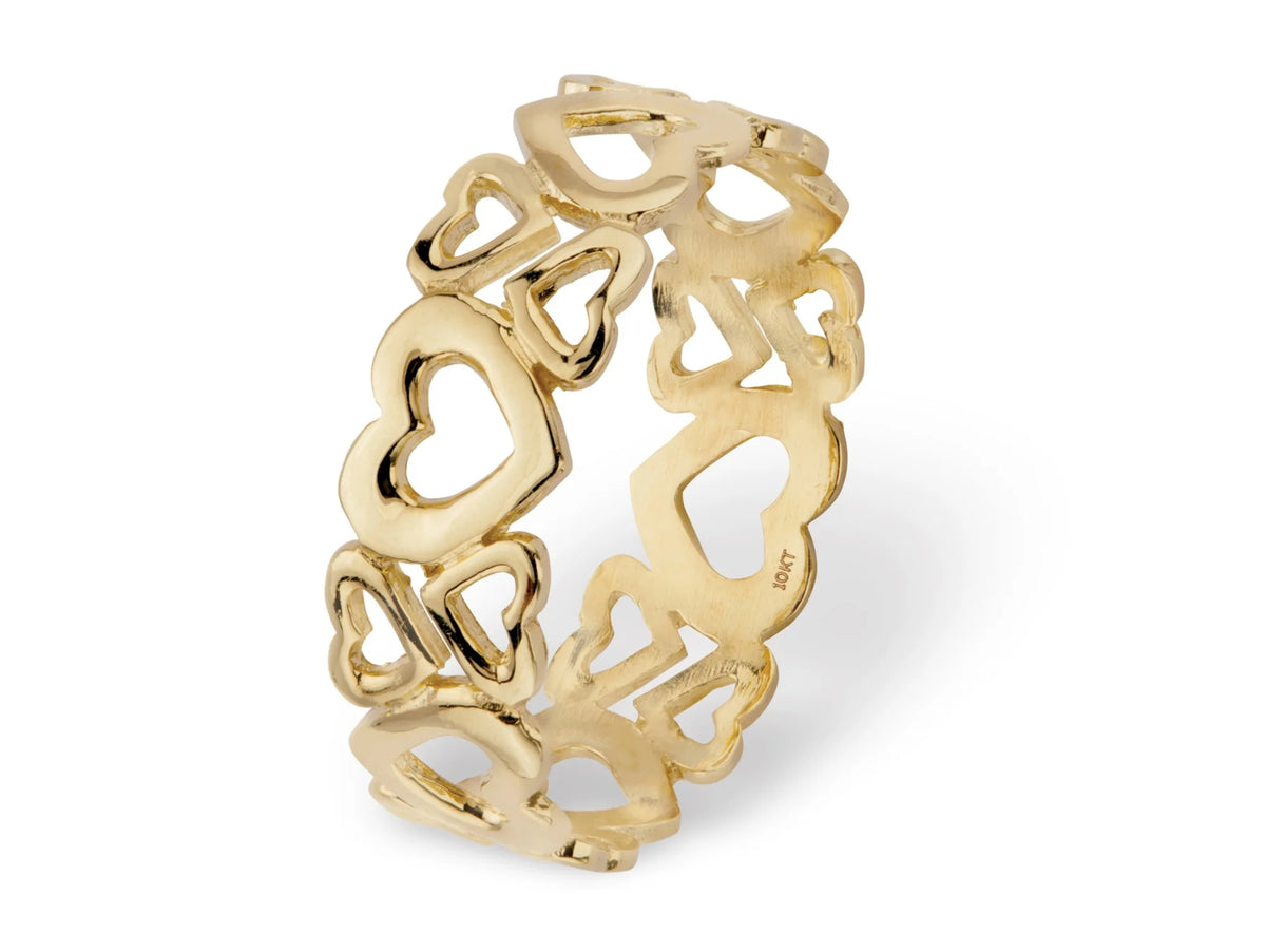 10k Yellow Gold Eternity Ring Y943