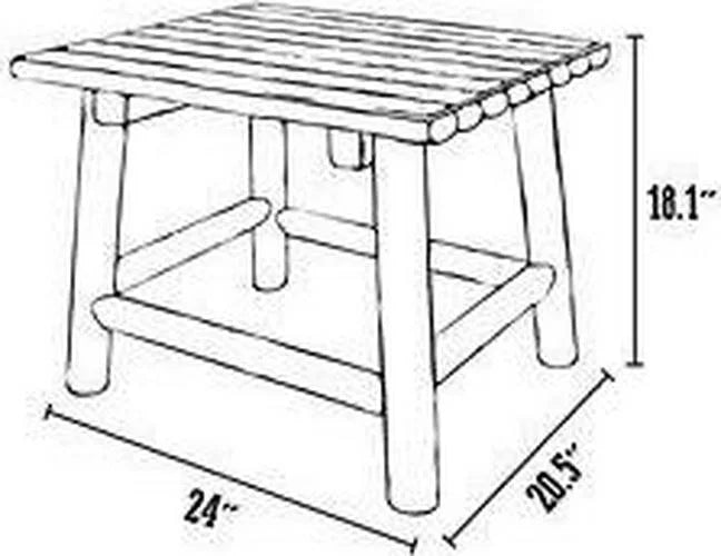 Patio End Table B1424