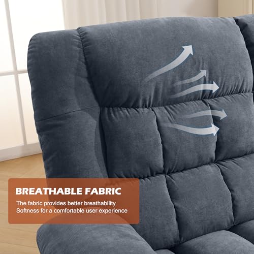 2 Seat Manual Reclining Loveseat with Cup Holders Q1155
