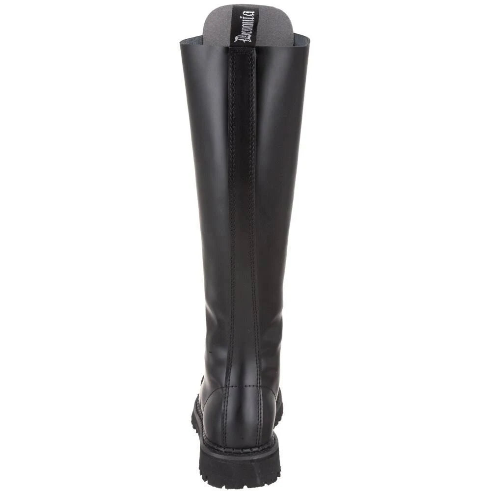 Black Leather Shoes J77042