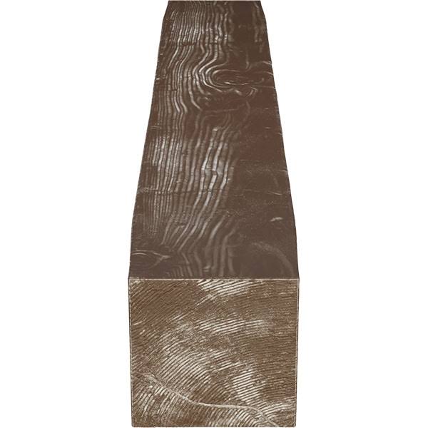 Vintage Mahogany Sandblasted Faux Wood Fireplace Mantel B74208