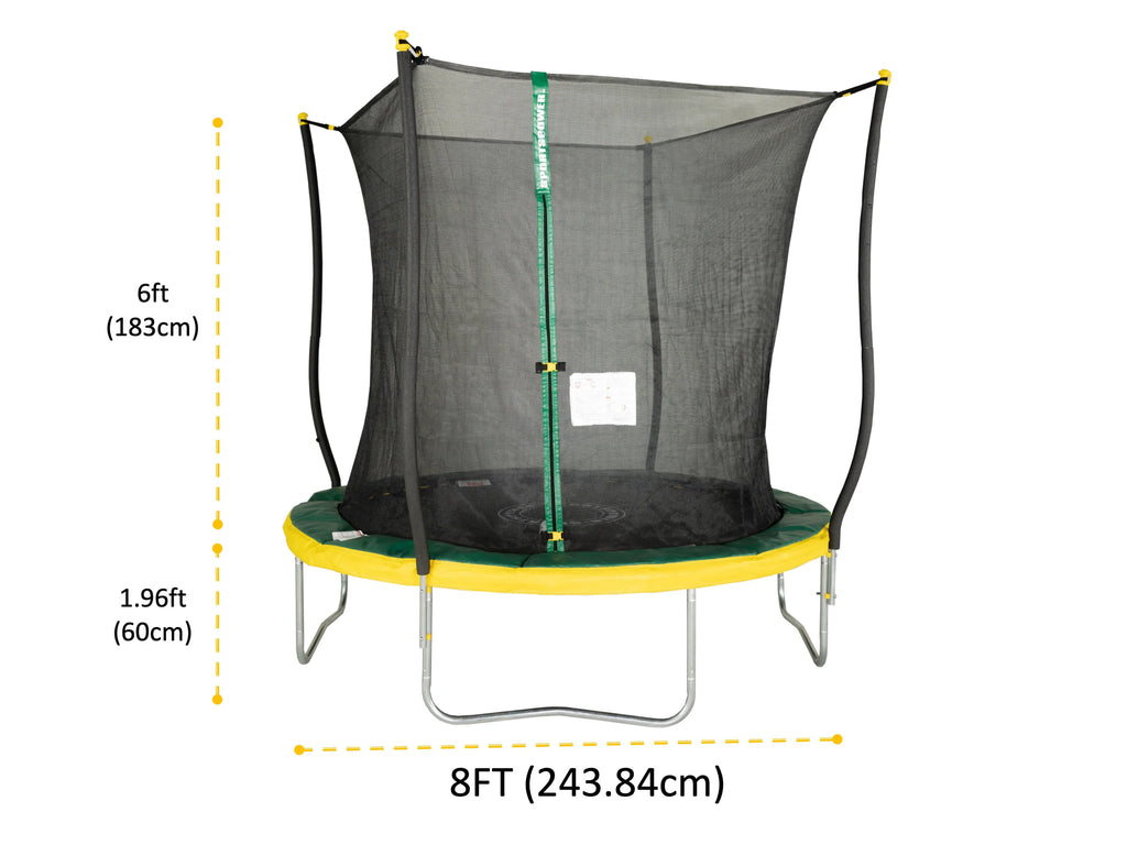 8' Trampoline with Safety Enclosure D346857