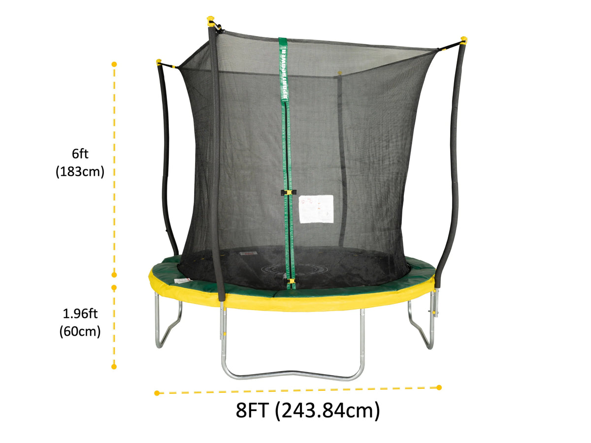 8' Trampoline with Safety Enclosure D346857