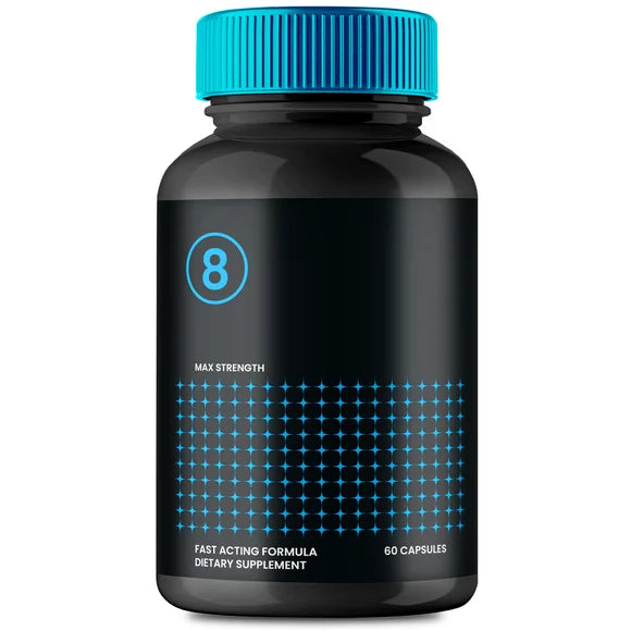 8 Capsules All Natural Formula for Energy and Performance N46273