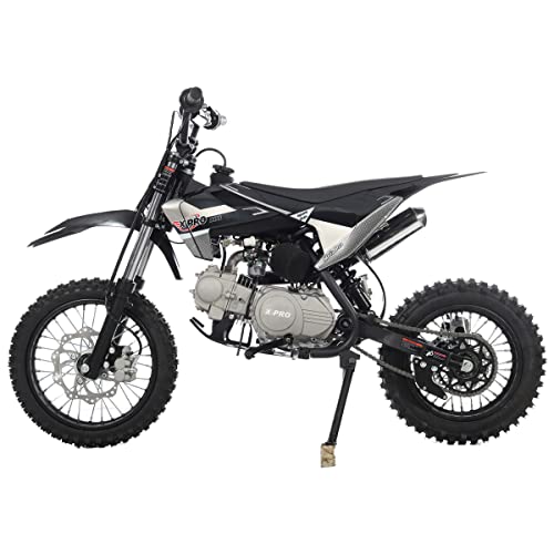 110cc Dirt Bike with Semi-Automatic Transmission, Kick Start, Big 14"/12" Tires K8160