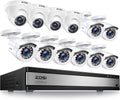 5MP Lite 8 Channel Surveillance DVR with 1TB Hard Drive and 8 x 1080p Weatherproof CCTV Dome Camera M247