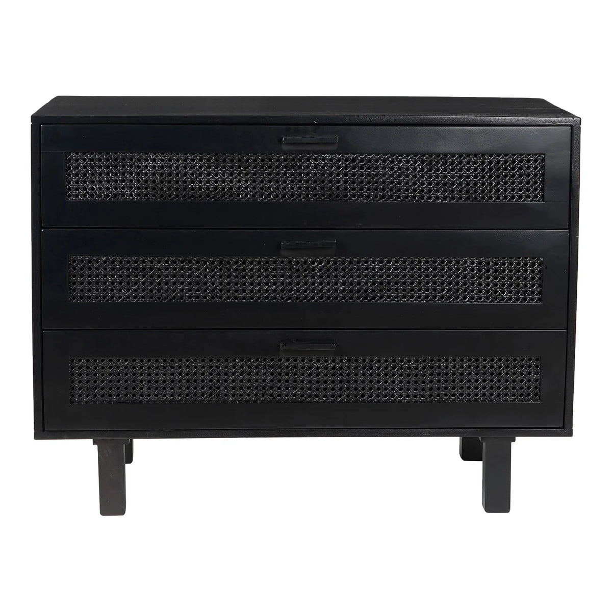 Black 3 Drawer Chest R61163