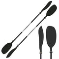 Kayak Canoe Paddle 86 inch 2 Piece Black Pair I5092