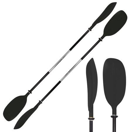 Kayak Canoe Paddle 86 inch 2 Piece Black Pair I5092