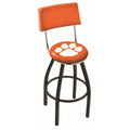Black Wrinkle Swivel Bar Stool J152808