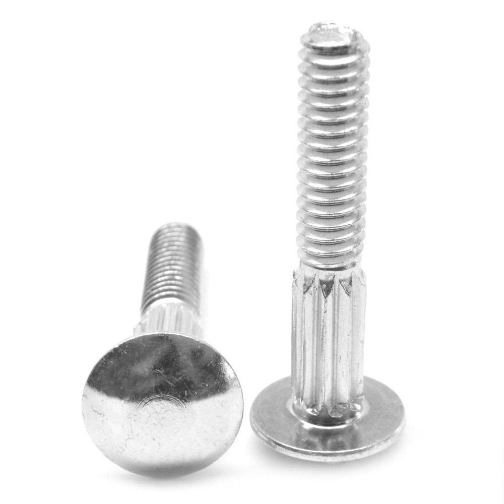 3/8-16 x 2 1/2 Grade 5 Carriage Bolt Medium Carbon Steel Zinc Plated 400 Pk C144833