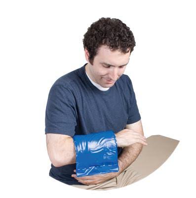 6 x 23 in. Blue-Vinyl Reusable Cold Pack, Neck - Pack of 12 Z8625