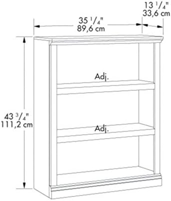 3 Shelf Bookcase in Select Cherry L2691