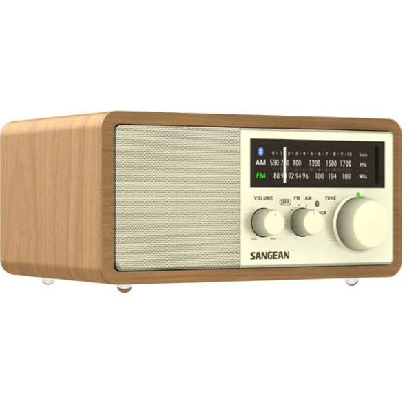AM-FM Bluetooth Wooden Cabinet Radio I767976